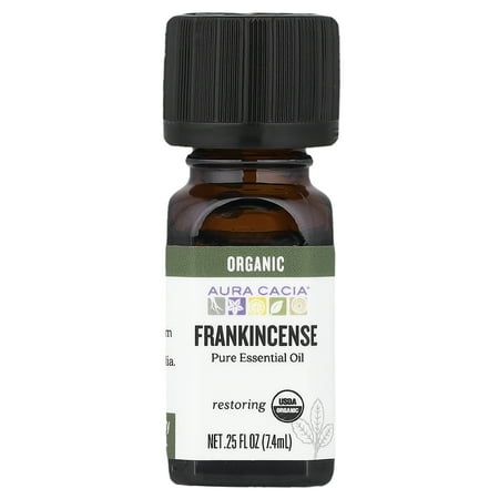 Aura Cacia Organic Essential Oil Frankincense 0.25 fl oz Liq