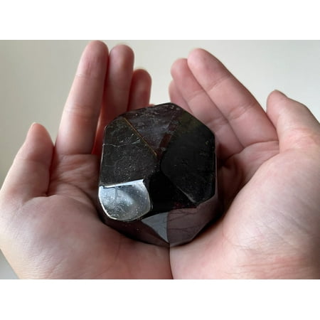 Extra Large Garnet 8 Sides Polished 1.75 to 3 - Dispelling Fear and Anxiety Good Luck Crystal Healing