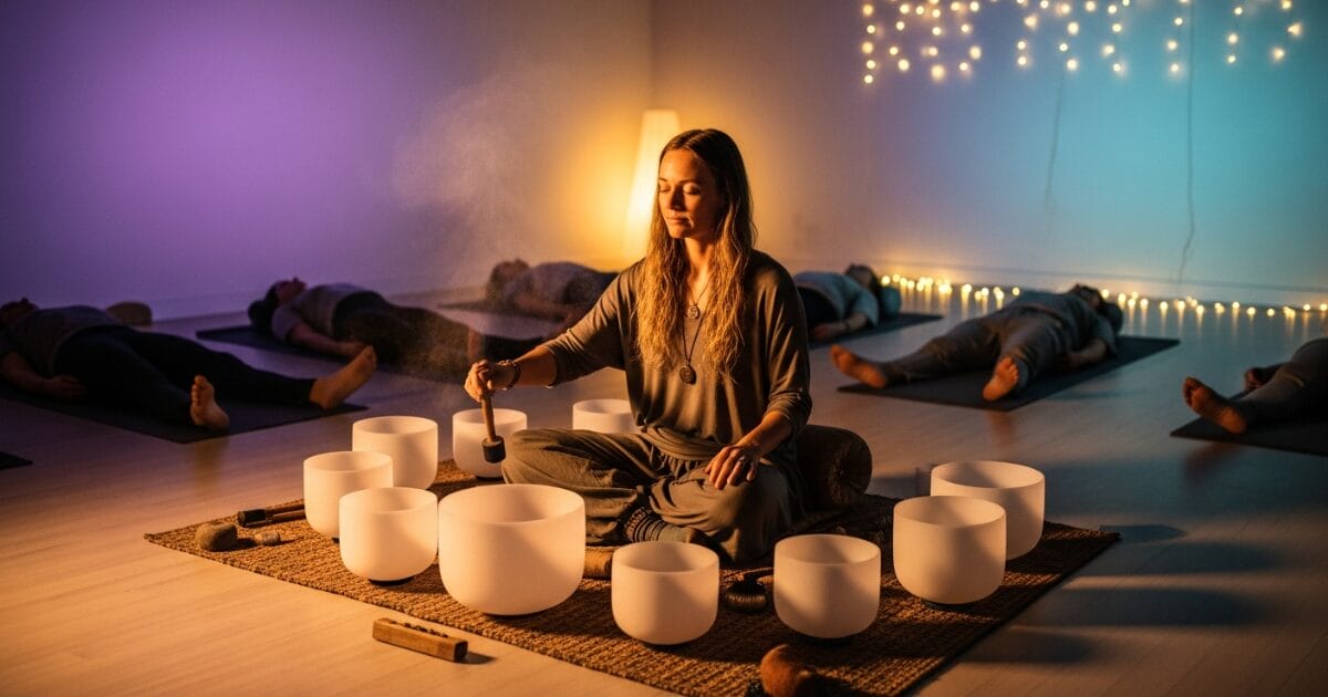 a script and sequence for hosting your first sound bath