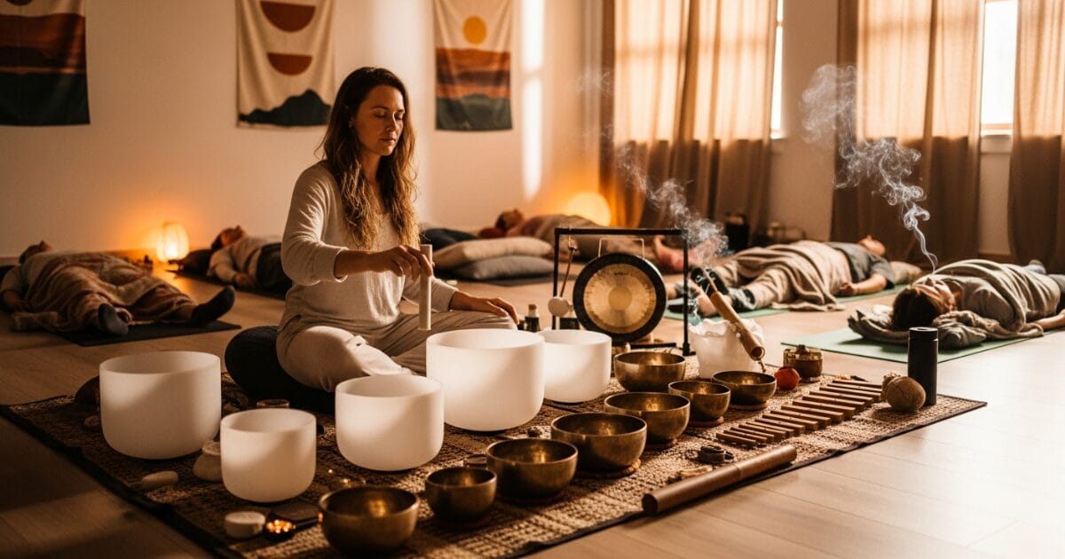 how to play the bowls at your sound bath