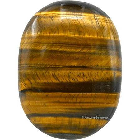 Tiger Eye Crystal Palm Stone