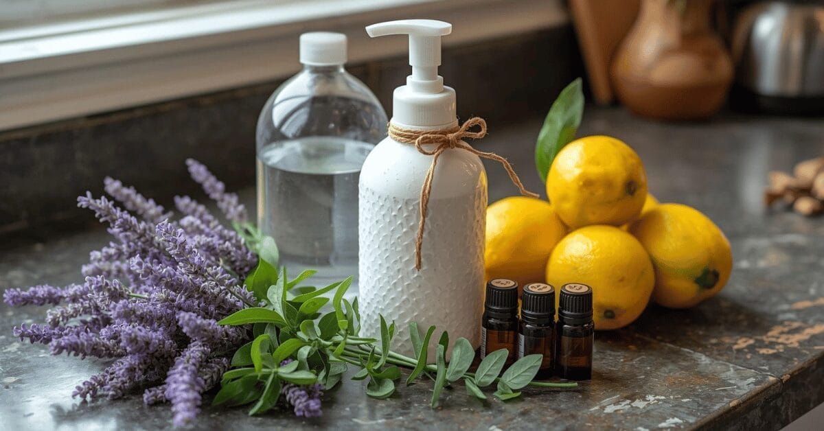 DIY Foaming Hand Soap ingredients