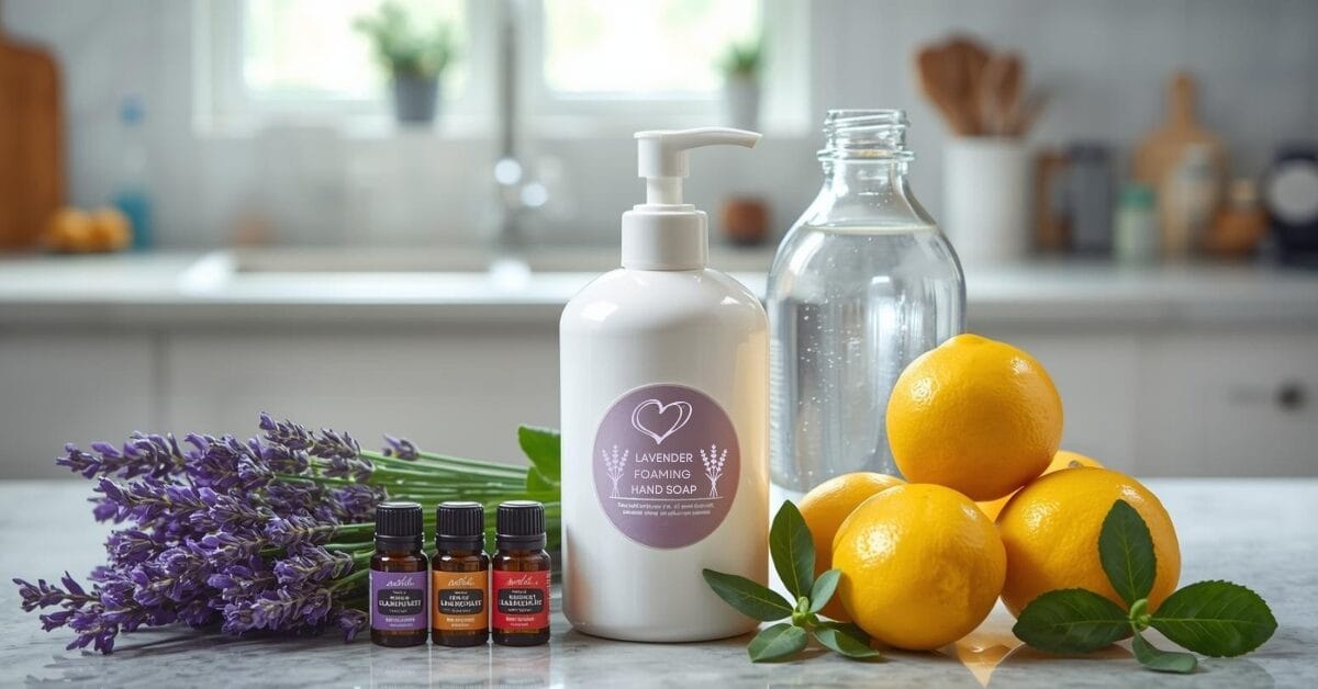 Homemade Lavender Foaming Hand Soap