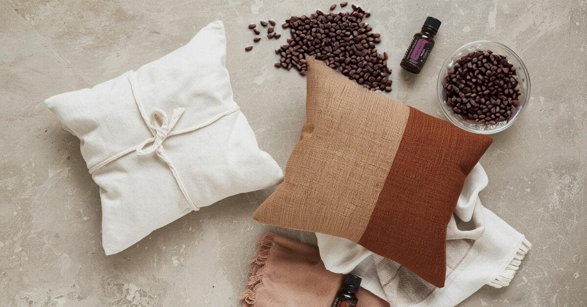 DIY buckwheat relaxation pillows