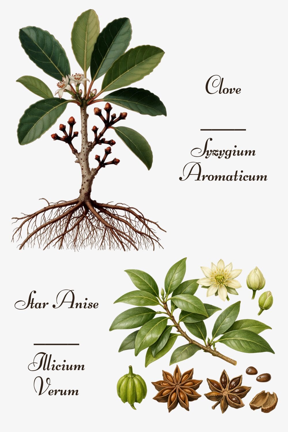 Syzygium Aromaticum and Illicium verum