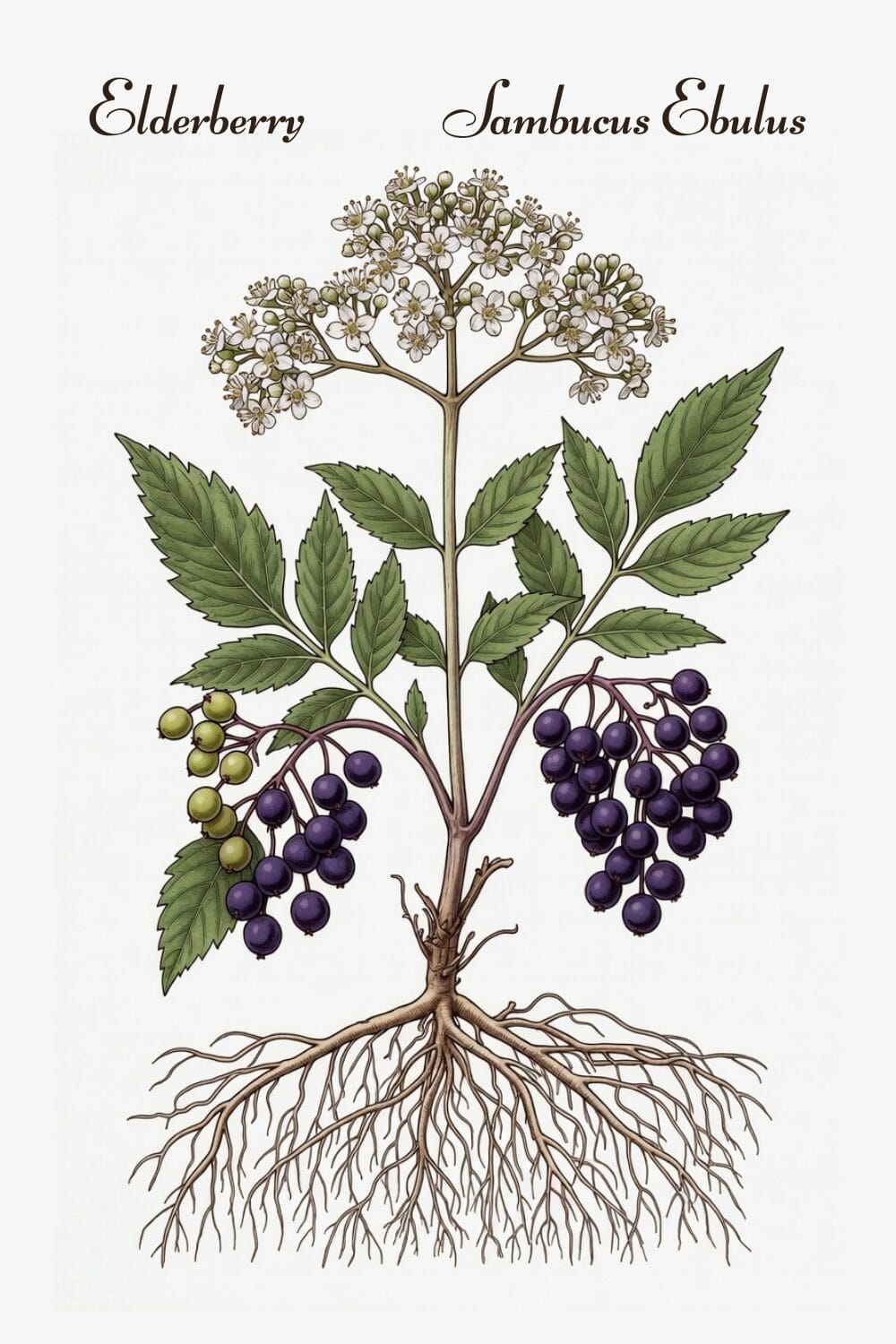 elderberry Sambucus ebulus