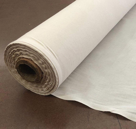 5 Yards Natural 100% Cotton Muslin Fabric/Textile Unbleached Draping Fabric