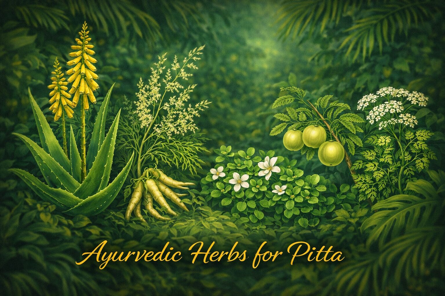 Ayurvedic Herb Guide for Balancing Pitta Dosha