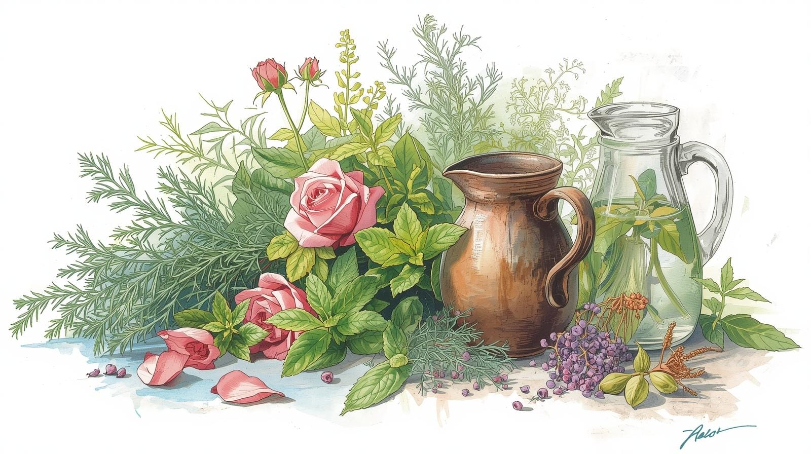 ayurvedic hydration and herbal infusion calculator