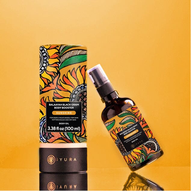 Balaayah Black Gram Body Booster: Body Massage Oil for Dry, Aging Skin In 5 Different Indulging Aromas!