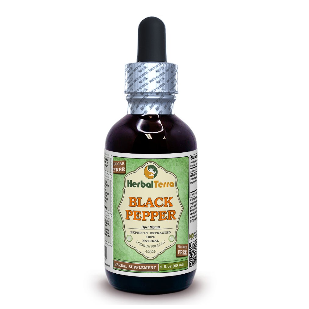 Black Pepper (Piper Nigrum) Tincture, Dried Fruit Liquid Extract