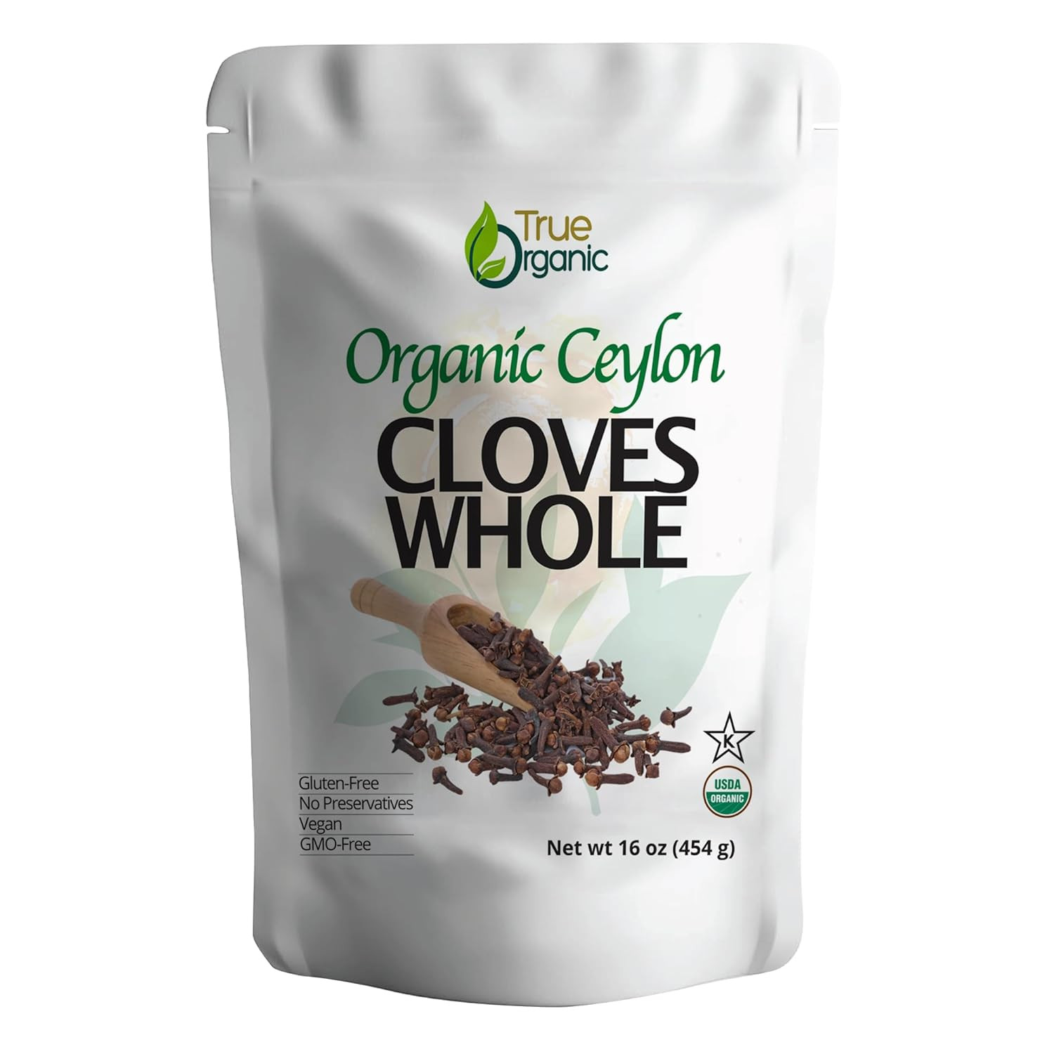 Ceylon Cloves Whole, 1 Lb, Premium Grade, USDA Organic & Kosher Certified, Non-G