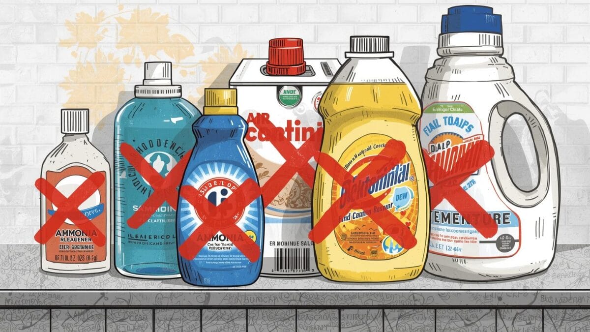 kitchen cleaners contain harsh chemicals