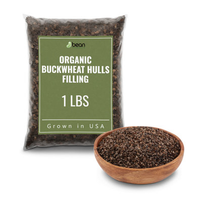 One Allium Way® Organic Buckwheat And Millet Hulls Filling For Pillows, Yoga Bolsters, Cushions