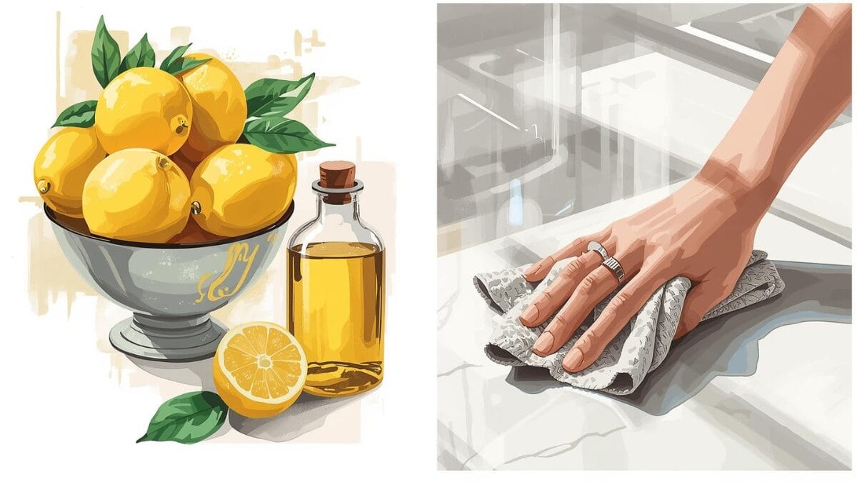 the natural cleaning power of lemons