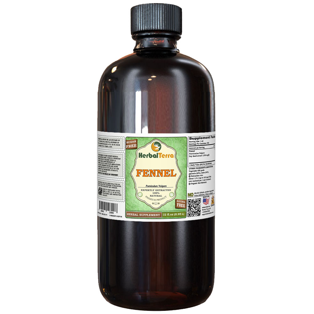 Fennel (Foeniculum Vulgare) Tincture Dried Seed Liquid Extract