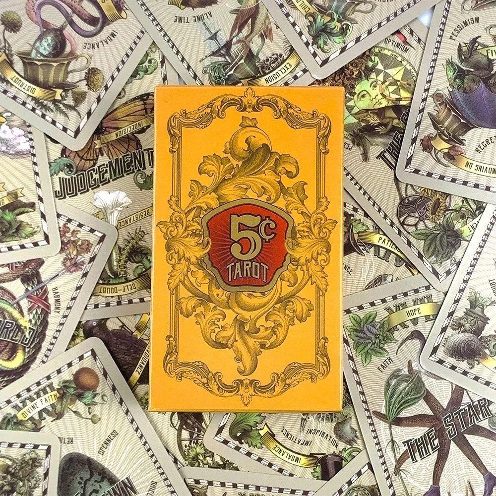 5 Cent Tarot Cards 82 Deck Oracle Divination Past Present Future English