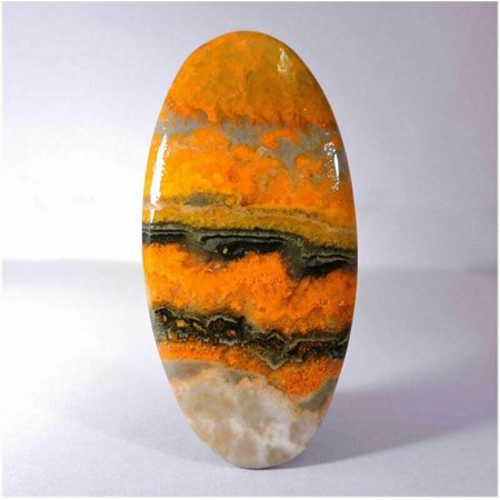 88.50Cts Natural Bumble Bee Jasper Oval Cabochon Loose Gemstone T5