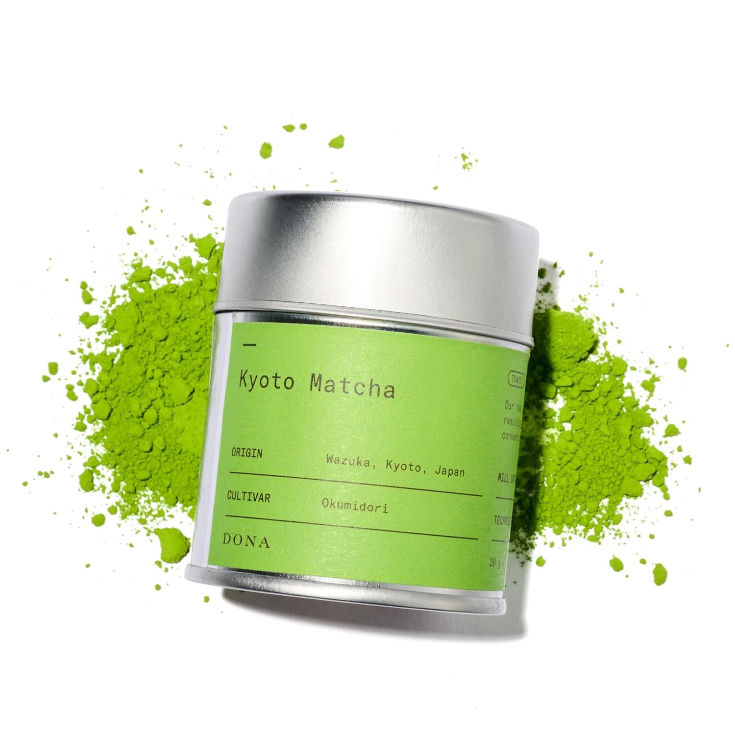 Ceremonial Grade Matcha, Stone-Milled from Wazuka, Kyoto Family Tea Estate, Hot