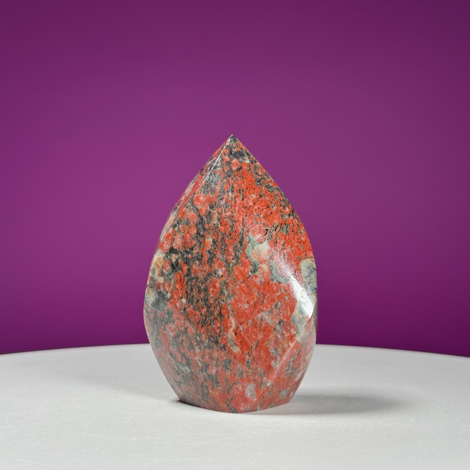Red Coral Flame Carving (Brazil)