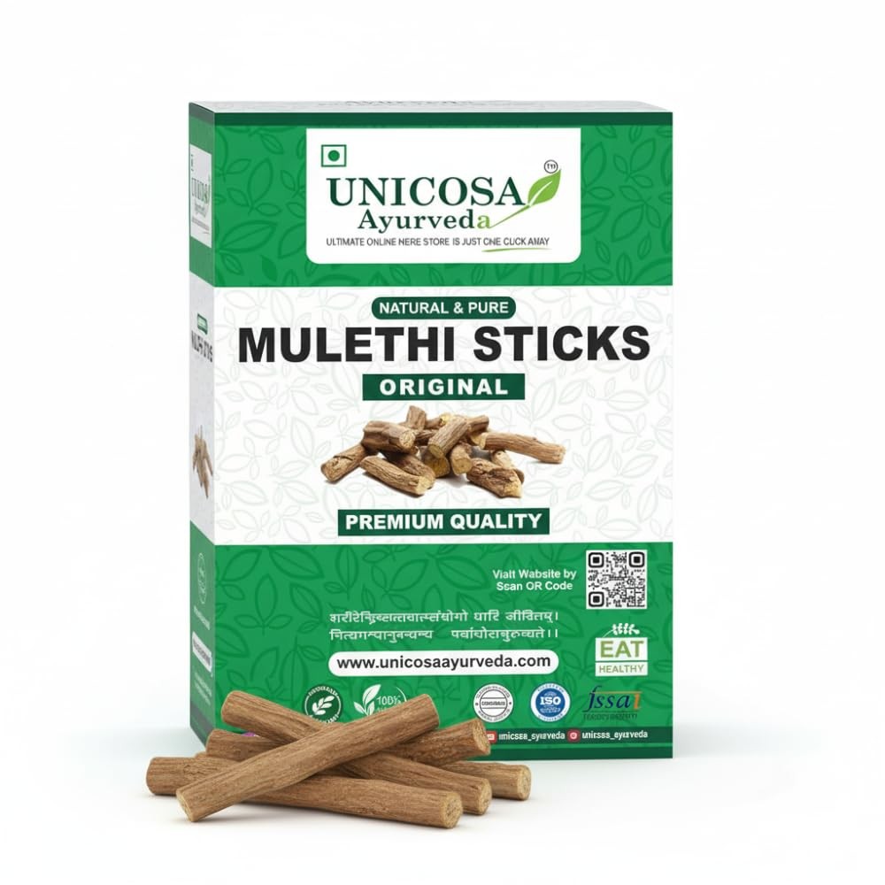 Unicosa Mulethi Sticks 400g ๏ฟฝ Licorice Root Whole